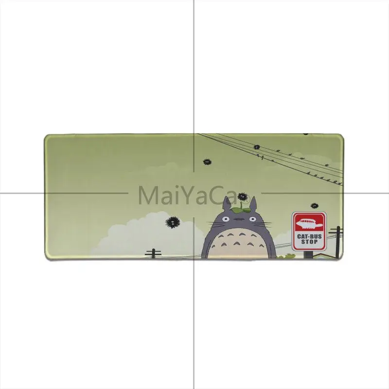 MaiYaCa Мой сосед Тоторо аниме ноутбук Игровые мыши коврик для мыши Аниме Мультфильм Печать Большой Lockedge игра игровой коврик для мыши
