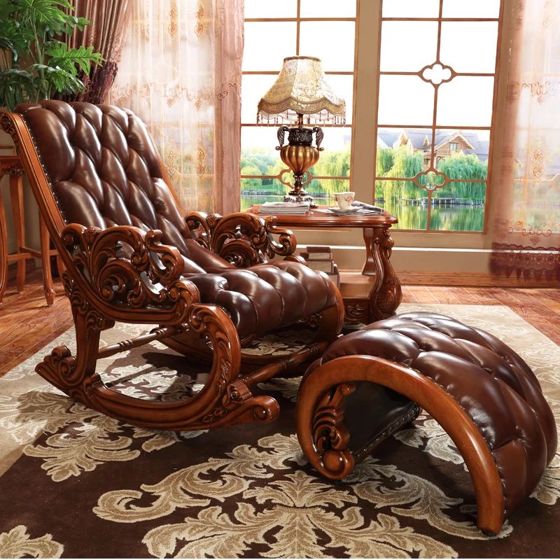 Кресло-качалка в европейском французском стиле для роскошной спальни | Мебель