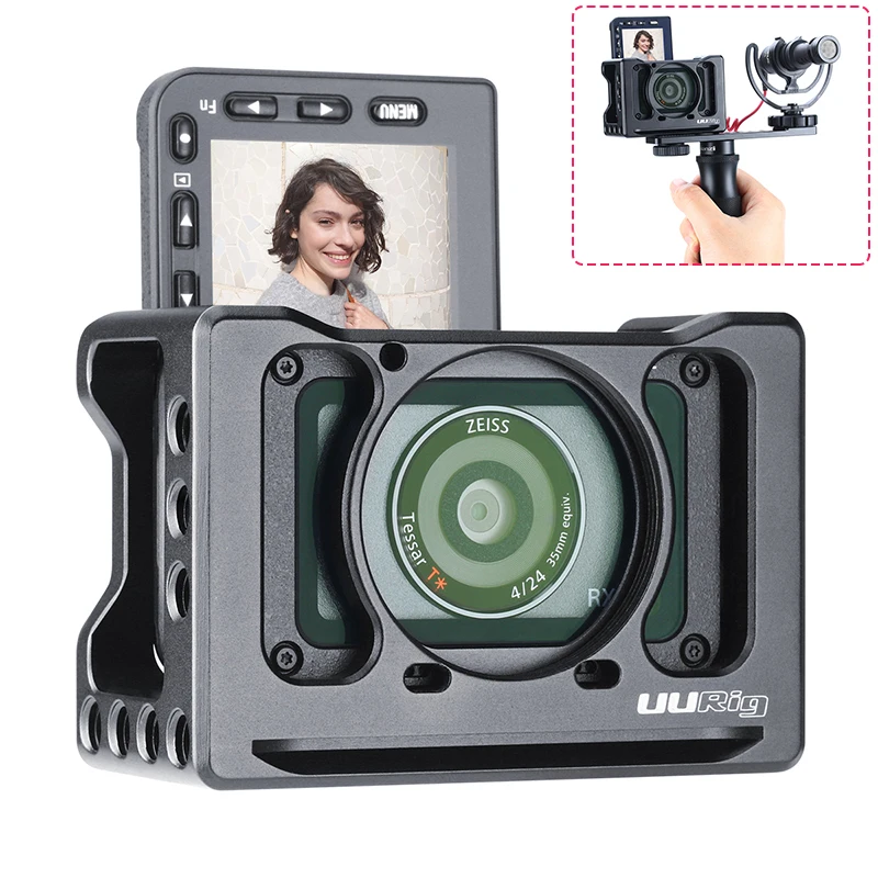 Крепление для камеры Sony RX0 II защитный металлический держатель видеокамеры с