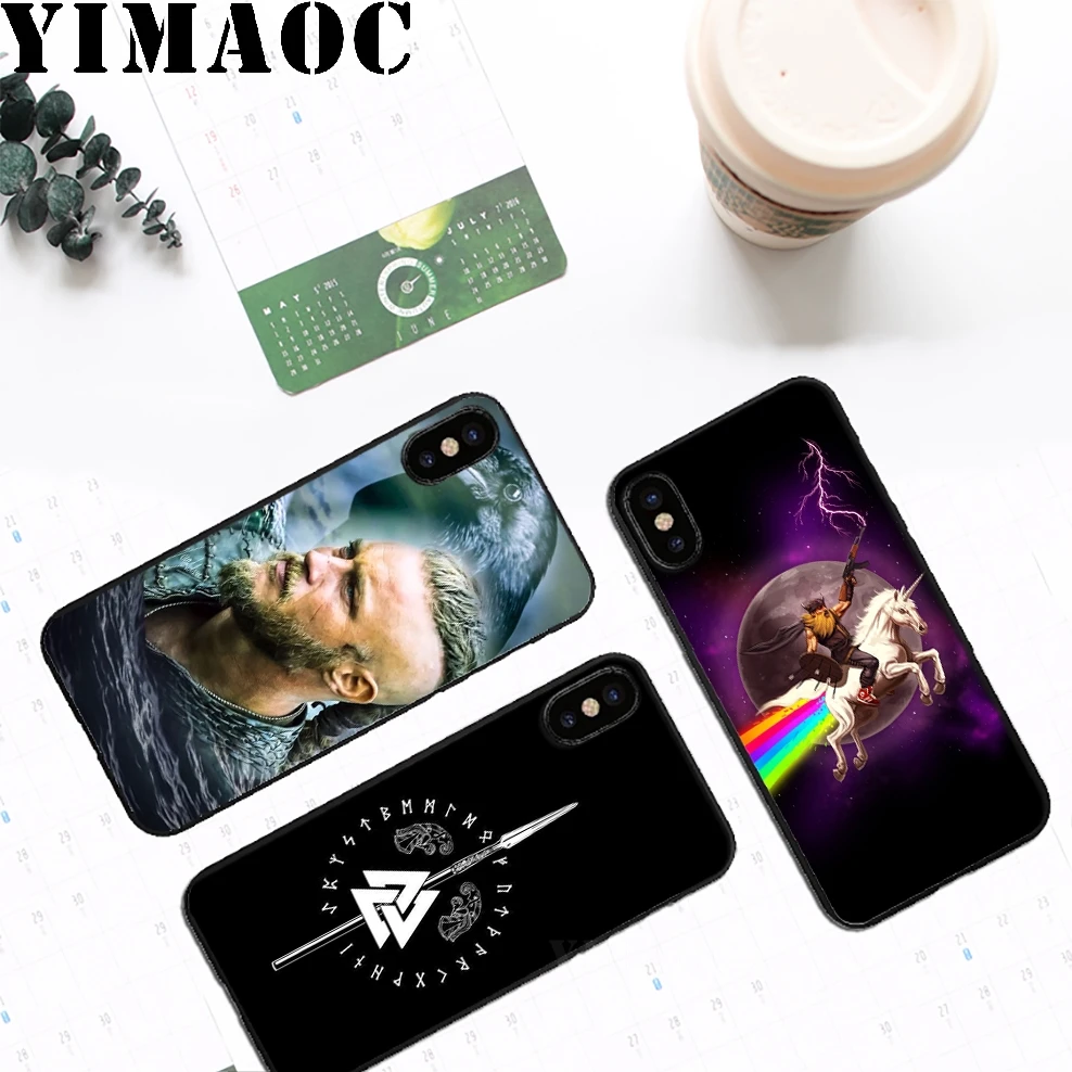 YIMAOC Vikings Мягкий силиконовый чехол для iPhone 11 Pro Xr Xs Max X или 10 8 7 6 6S Plus 5 5S SE |