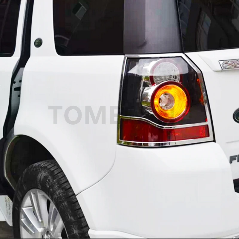 TOMEFON для Land Rover freelander 2 LR2 2012 2013 ABS Хромированная передняя задняя крышка для фар головной фонарь Крышка лампы