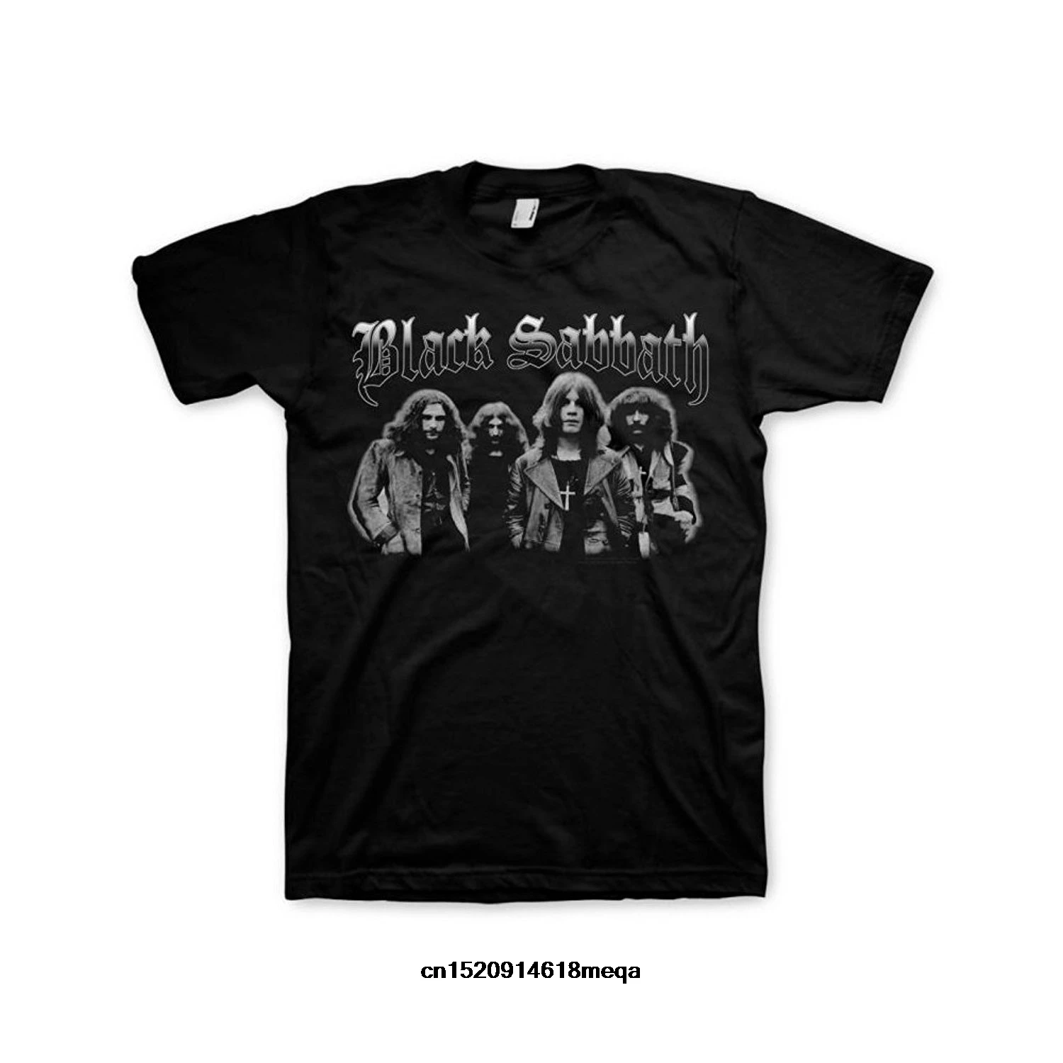 Возьмите Забавные футболки Black Sabbath оттенки серого группы Группа Фото | Мужская