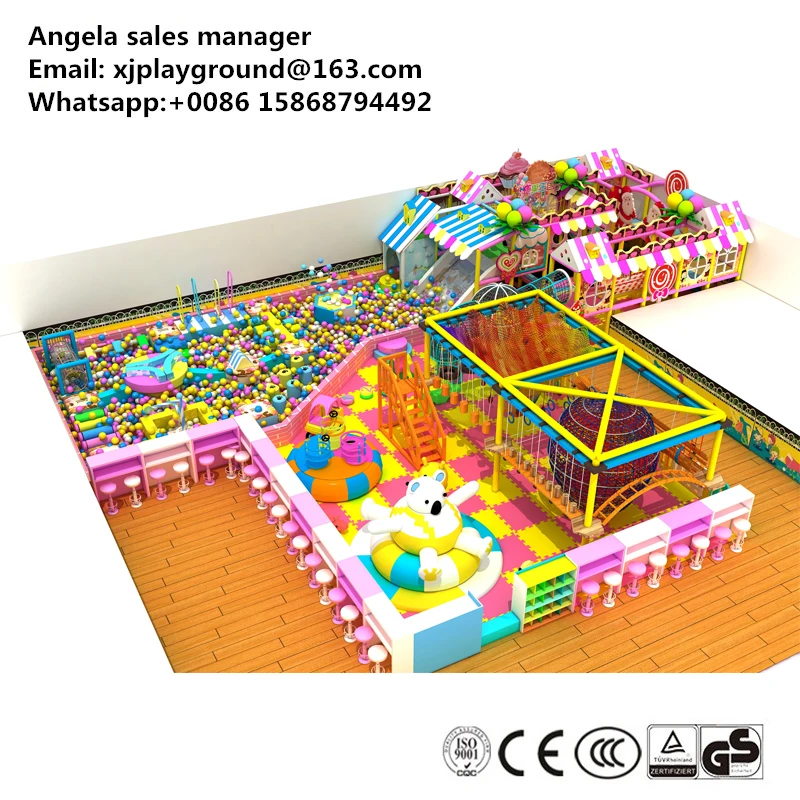 

Children game wooden cabient indoor playground equipment for sale
