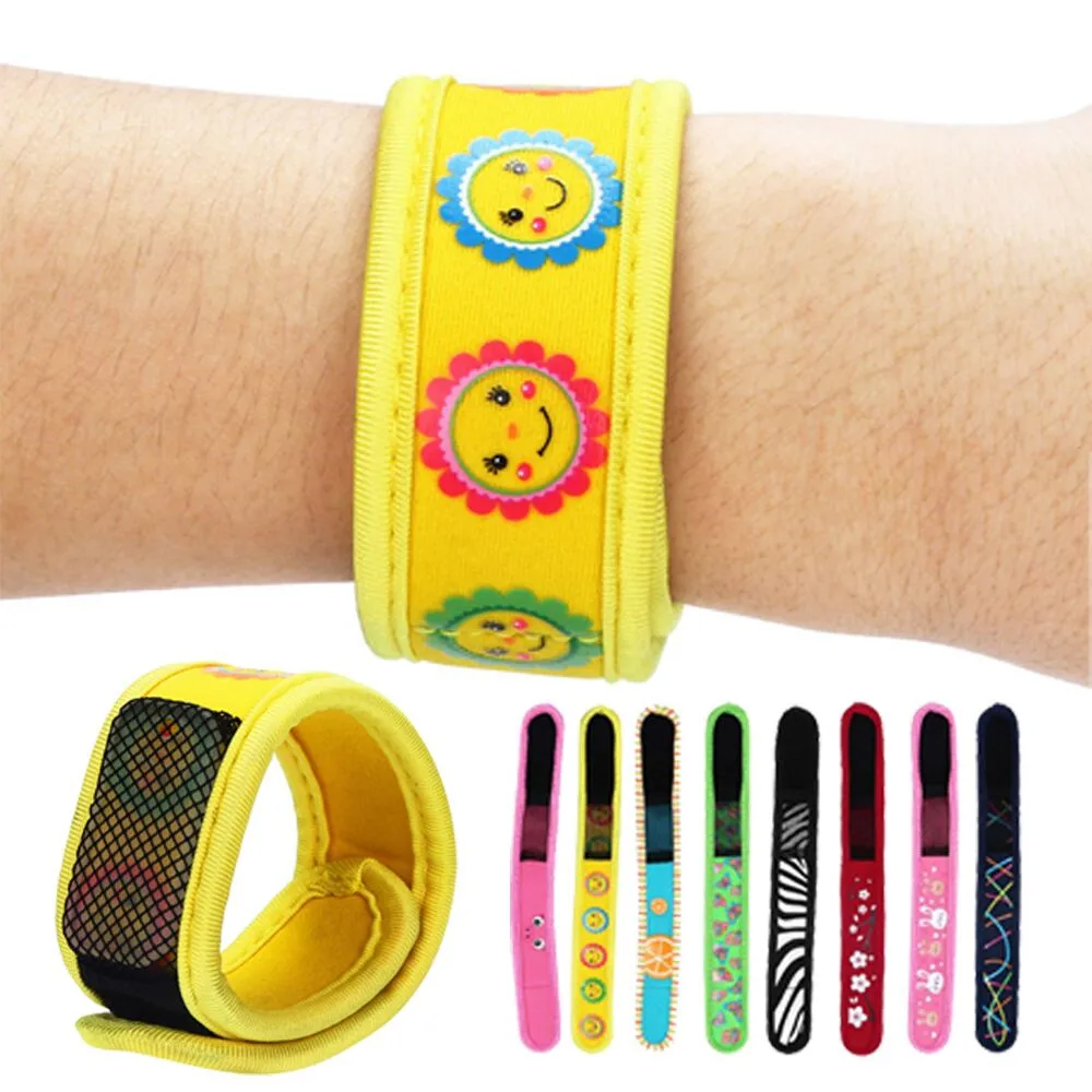 

Anti Mosquito Bug Insect Repellent Bracelet Wrist Band 2 Repellent Pest Control Bracelets Insect Protection For Adults Kids #007