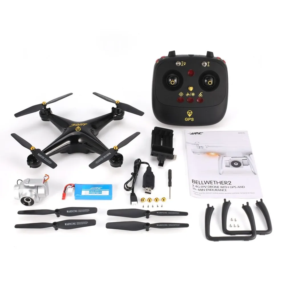 JJR/C H68G Selfie Dual gps позиционирования Радиоуправляемый Дрон Quadcopter с 1080 P Wi Fi FPV системы