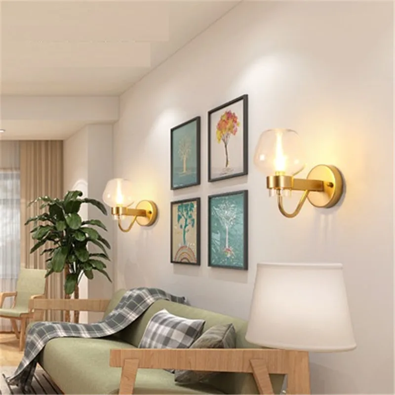 Нордический винтажный настенный светильник в стиле лофт старинные железные