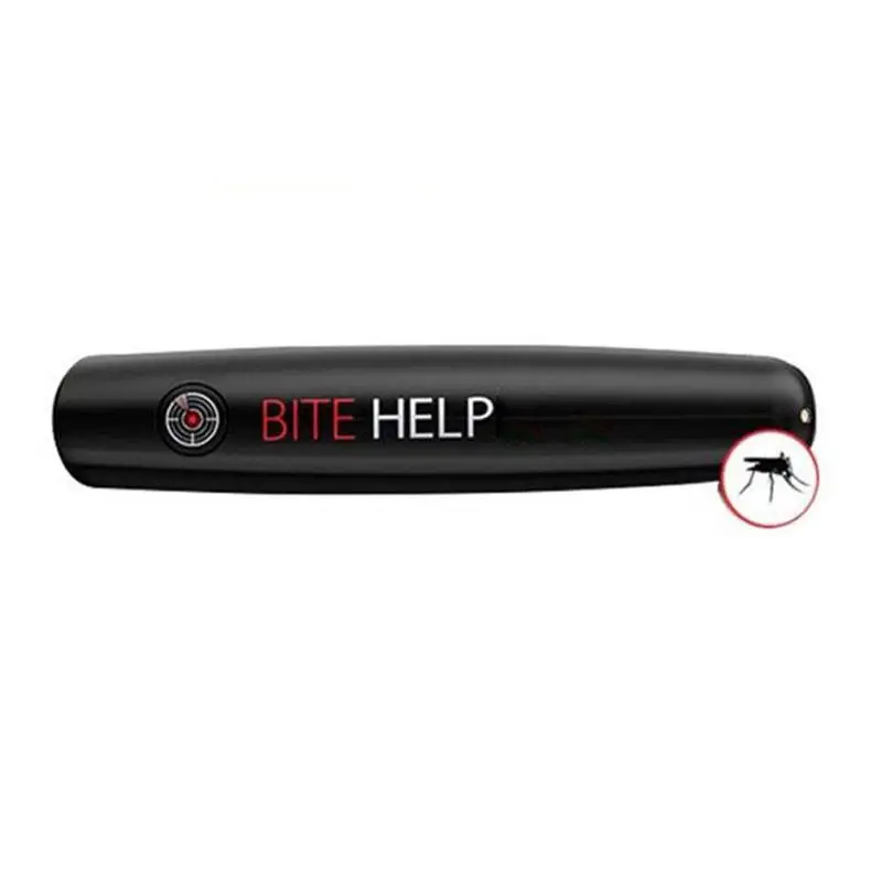 Дети Москитная баг Reliever Bite Helper зуд снимает ручку взрослых нейтрализация зуд раздражение от насекомых укусов и укусов - Color: Black