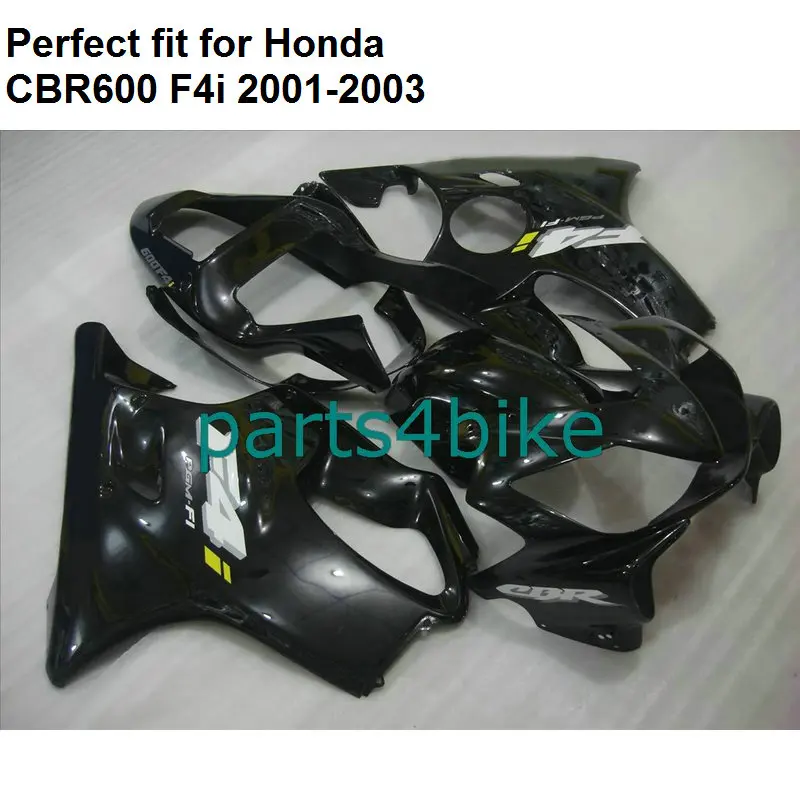 Фото Бесплатный индивидуальный комплект обтекателей для Honda black CBR 600 F4i 2001 2002 2003