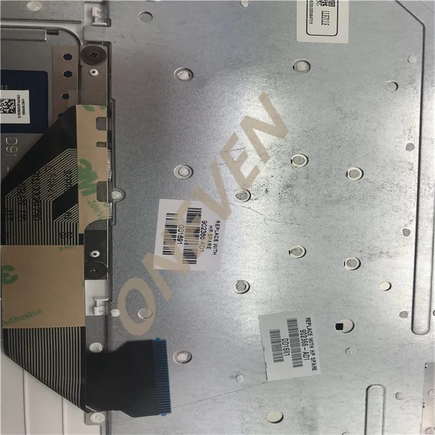 Новинка для HP X2 10 pin palmrest док-станция с клавиатурой Новый Белый ассемблly планшет