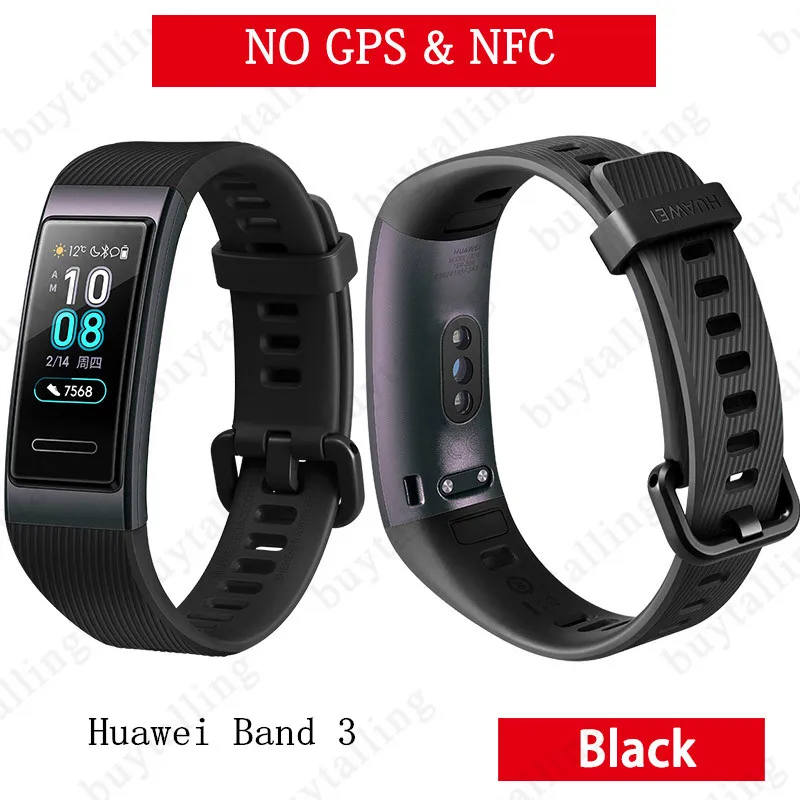 Huawei Band 3 Pro B29 Браслет фитнес трекер Смарт браслет 0 95 дюймов сенсорный экран