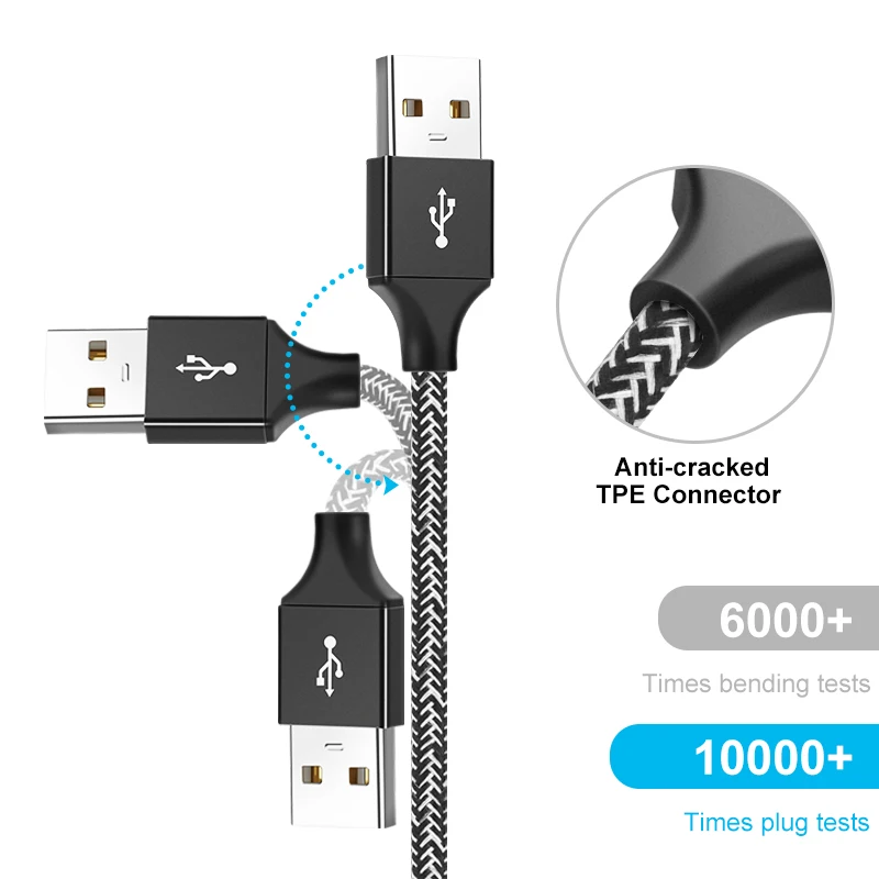 Микро USB кабель Coolreall 2 4 А для быстрой зарядки и синхронизации данных Samsung Huawei Xiaomi