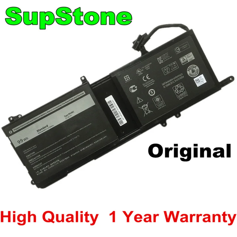 SupStone Original New 9NJM1 Laptop Battery for Dell ALIENWARE 17 R4,R5,15 R3,546FF 44T2R MG2YH HF250 P69F001 P31E001 ALW17C-D273