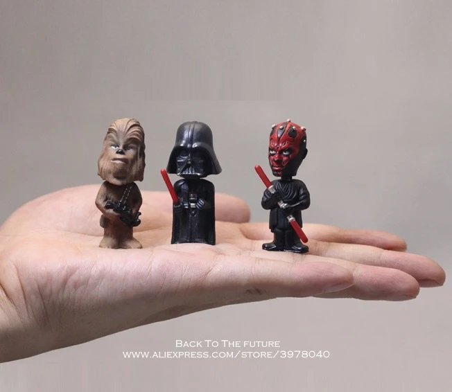 Disney Star Wars Darth Maul Vader 5cm Action Figure Anime Decoration Collection Figurine mini doll Toys model children | Игрушки и хобби