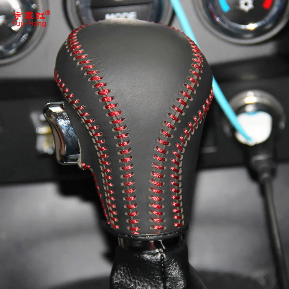 Чехол Yuji Hong из натуральной кожи для Audi A4 A5 A8 Q3 Q5 Q7 2009 2010|gear cover|shift collarscar gear cover |