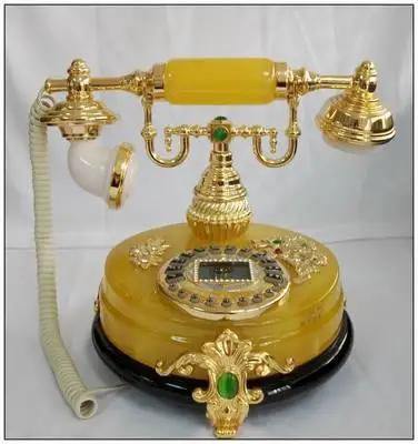 Нефритовый античный телефон/модный офисный звуковой телефон/телефон стиль | Дом