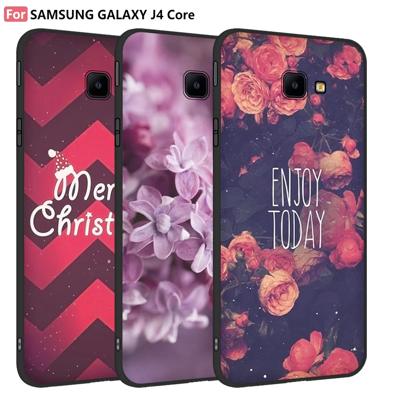 iTien Stylish Cool Design Silicone Good Quality Phone Case For Samsung Galaxy J4 Core Protect Rubber Cover Gel Shell Skin Pouch |