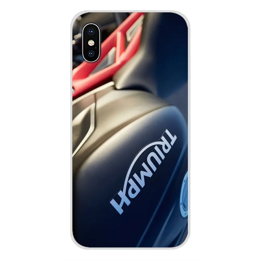 Для Samsung Galaxy S4 S5 MINI S6 S7 edge S8 S9 S10 Plus Note 3 4 5 8 9 Compact Triumph Мотоцикл логотип UK аксессуары
