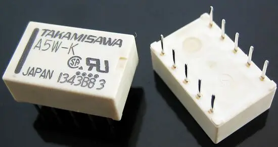 Реле Fujitsu DIP10, 5 в постоянного тока, 0,5a, 125 В переменного тока, 2 от C DPDT TAKAMISAWA, новое и оригинальное