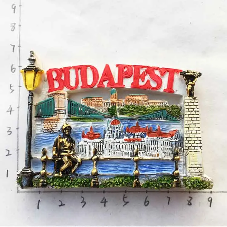 Lychee Life Hungary Budapest магнит на холодильник креативные полимерные магниты и сувениры на холодильник Современное кухонное украшение для дома