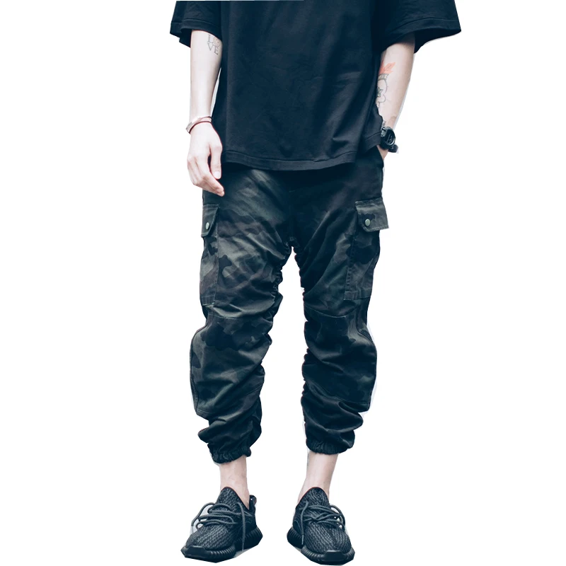 2018 Новые поступления Мужские джоггеры хип хоп брюки до щиколотки свободные