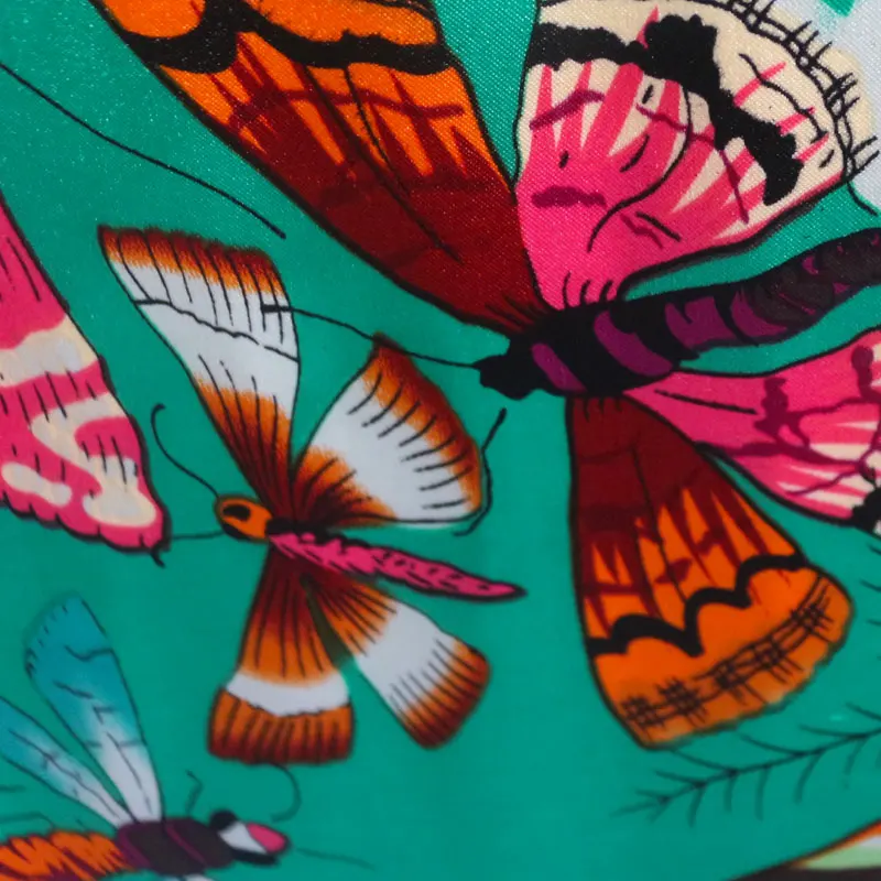 Бабочки и стрекозы печати Простой дизайн большие квадратные шарфы для женщин wrap