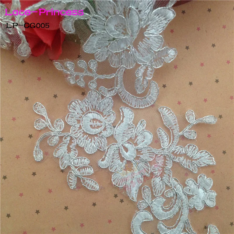 5 пар аксессуары для аппликации свадебного платья 27 х12 см | Дом и сад