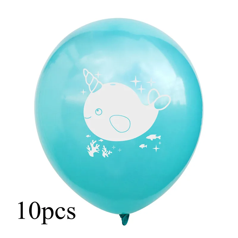 10pcs latex blue 118 см большие воздушные шары из фольги с дельфинами, голубые, розовые, золотые Мультяшные гелиевые шары в форме животных, украшения для дня рождения, свадьбы, детские игрушки - Цвет: 10pcs latex blue