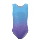 Бриллиантовый яркий пятнистый боди, градиентный цвет, балетная гимнастика, танцевальная тренировочная одежда Pro