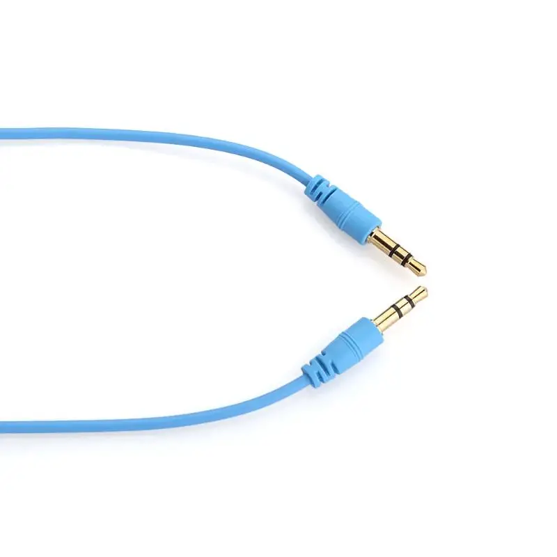 1x12g AUX сплав наслаждаться музыкой удобно плоский кабель 3,5 мм переменного тока 3-полюсный кабель со штыревыми соединителями на обоих концах для подключения лапши запись Джек аудио стерео Удлинитель