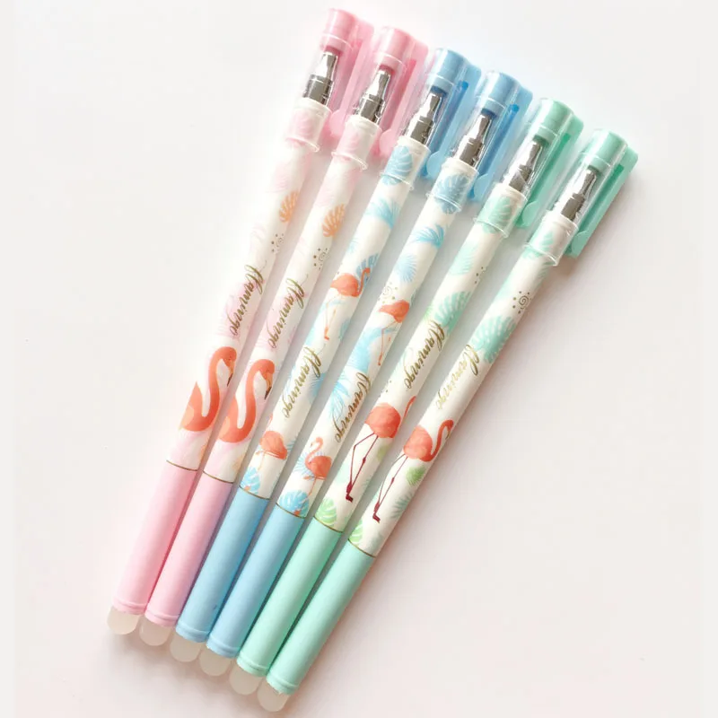 3 шт. креативные Канцтовары для студентов гелевая ручка в виде фламинго 0 5 мм