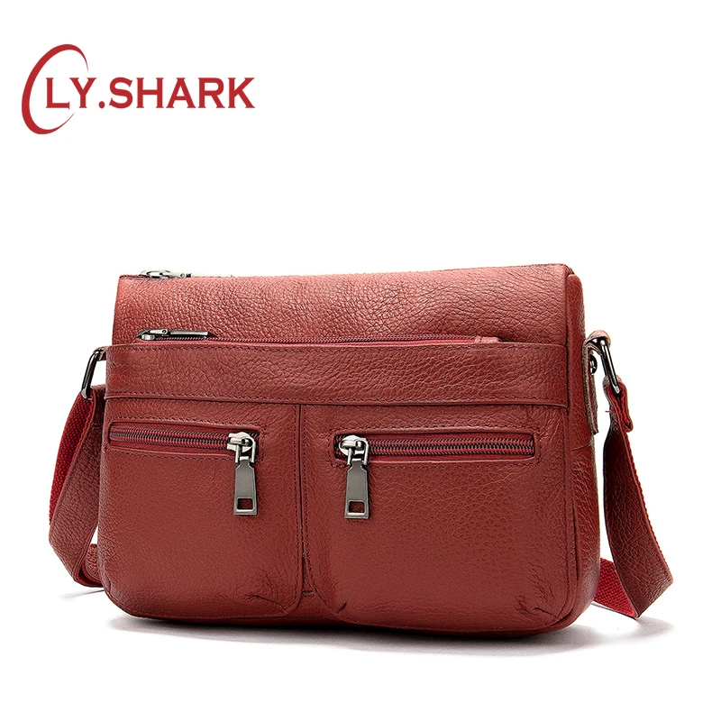 LY. SHARK, натуральная кожа, женская сумка через плечо, известный бренд, дизайнерские женские сумки, высокое качество, женская сумка через плечо