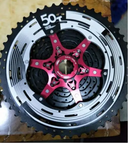 Sunracing 11 скоростей 11-50 t CSMX80 mtb велосипедная кассета свободное колесо широкое соотношение mtb Велосипедное колесо кассета 11 скоростей