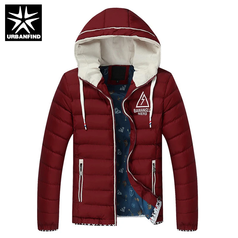 Urbanfind Для мужчин Повседневное пальто с капюшоном куртка осень зима большой