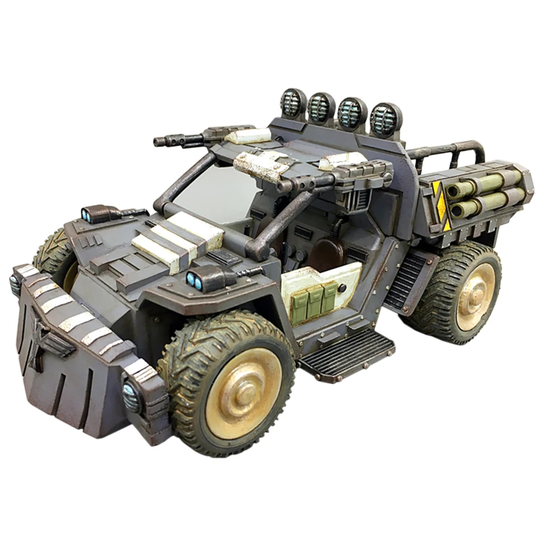 1/27 подвижная фигурка Mecha, бронированный штурмовой автомобиль дикого носорога, DIY Коллекционная Ручная работа, военная модель автомобиля, подарок - Цвет: 17.5 x 9.6 cm