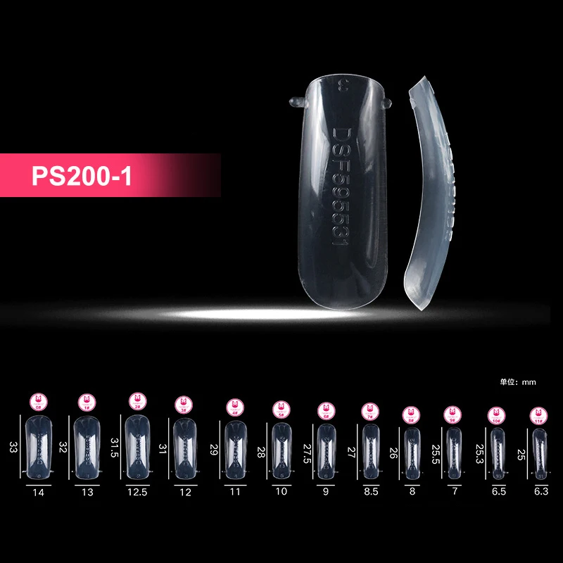 Коробка 120 шт. полное покрытие накладные ногти акриловые УФ гель Nail Книги по