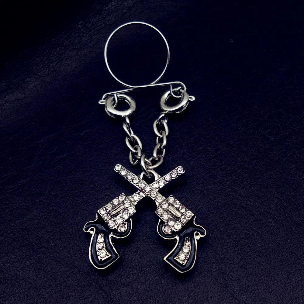 2 piece Punk Rock Sexy Love double gun Nipple Ring Shield Rings Body Piercing Jewelry Teeth Bar Women Gift | Украшения и