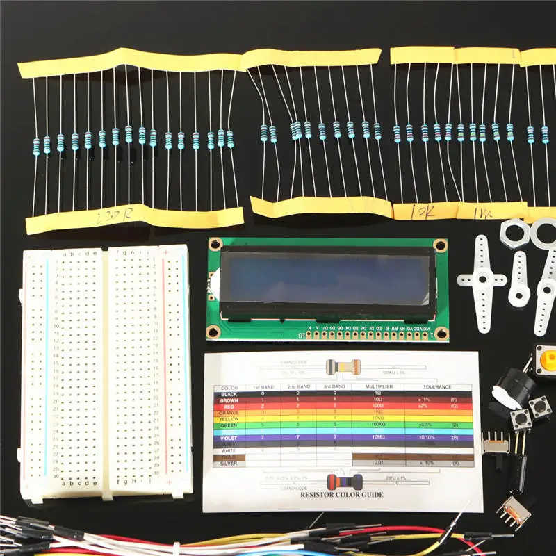 1 Набор Горячая проект lcd 1602 стартовый набор для Arduino UNO R3 Mega для Nano Servo светодиодный PDF