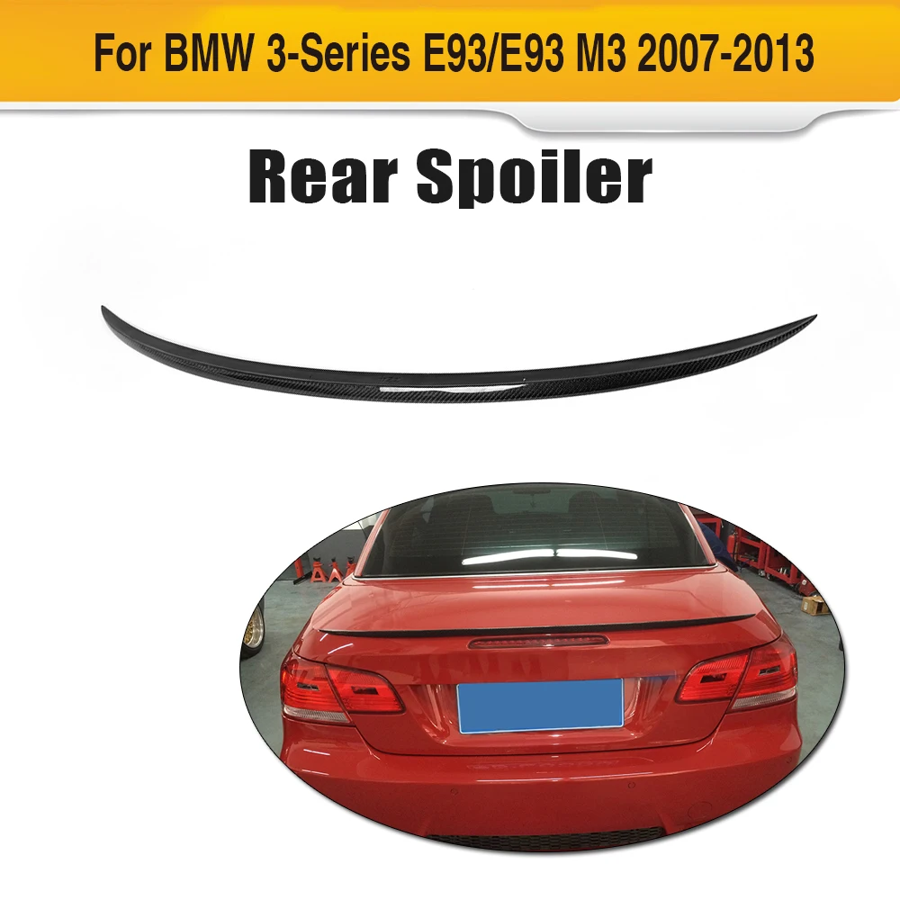 Задний спойлер из углеродного волокна для багажника BMW E93 Coupe Convertible 07 13 M3 325i 328i 330i