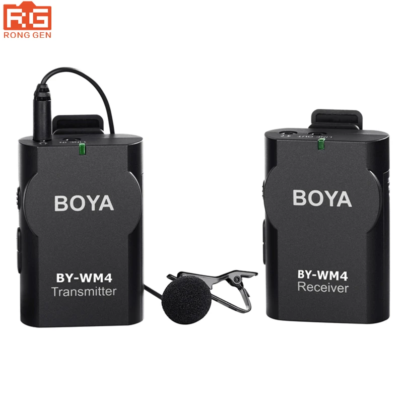 Беспроводной емкостный микрофон BOYA BY WM4 для смартфона планшета компьютера