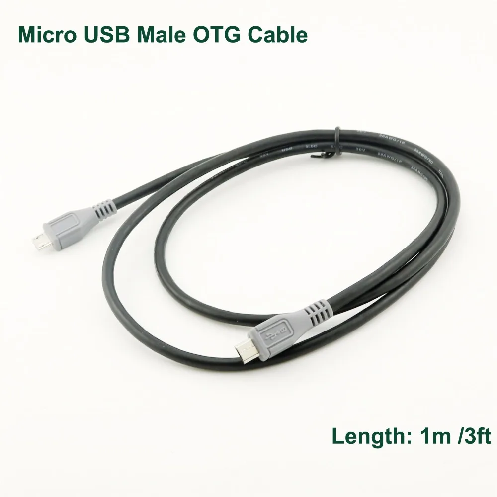 1 шт. USB кабель/Шнур Micro Тип B штекер к 5-контактный конвертер OTG адаптер передачи