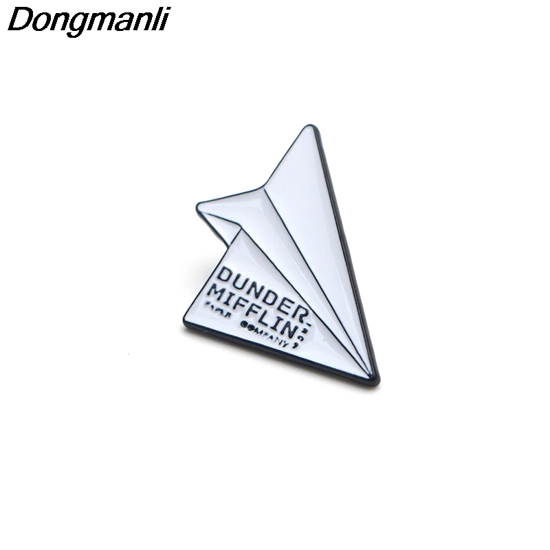 P3557 Dongmanli офис, ТВ-шоу dander Mifflin металлические эмалированные булавки и броши для моды нагрудные булавки рюкзак сумки значок подарки