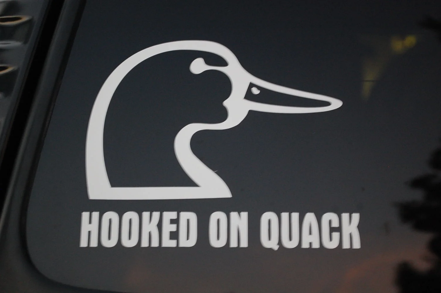 Для закрепления на Quack Duck er наклейка (V112) Охотник охоту грузовик автомобиль