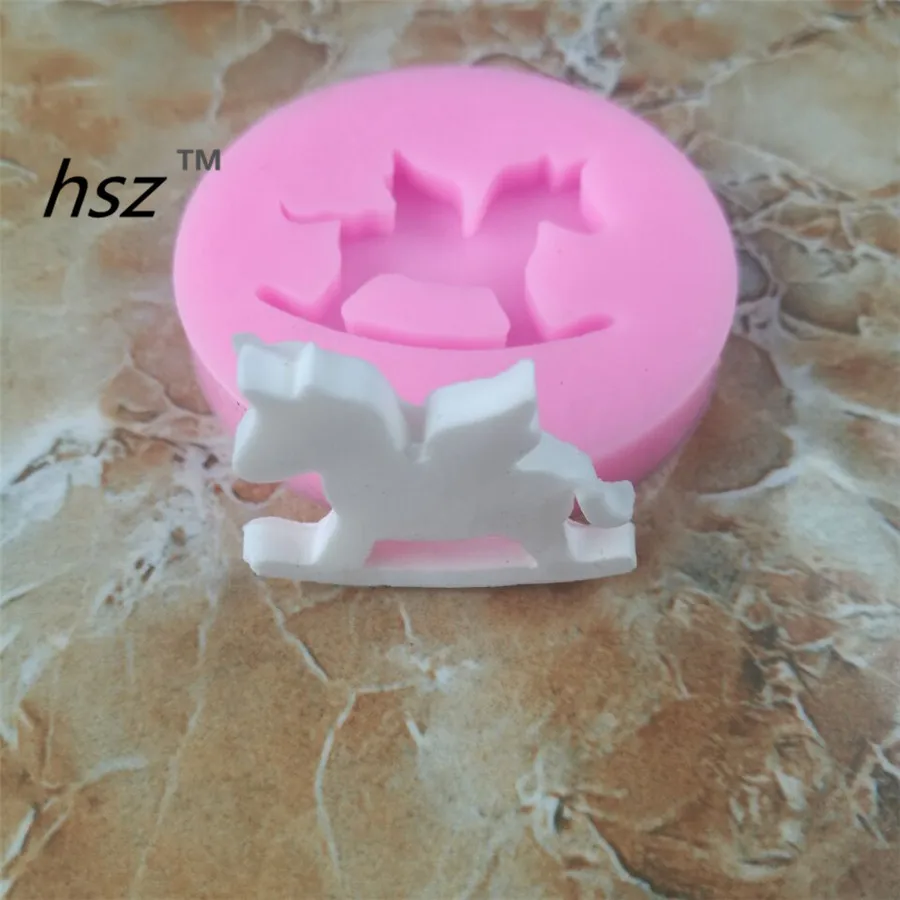 Hsz Sugarcraft молодая девушка и pegasus силиконовые формы помадка плесень торт украшая