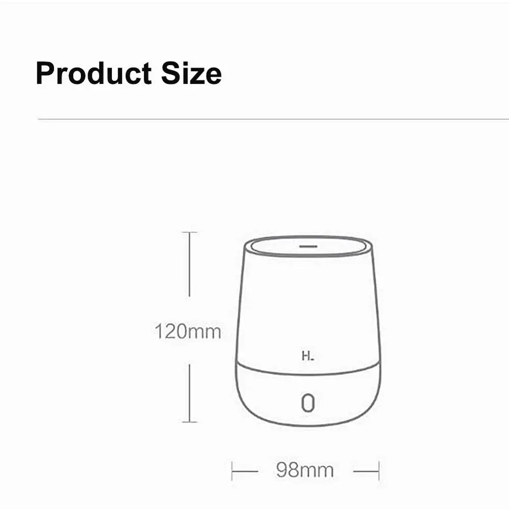 Xiaomi HL 120 мл увлажнитель воздуха портативный USB увлажнитель воздуха увлажнитель эфирного масла Арома диффузор очиститель воздуха от Youpin