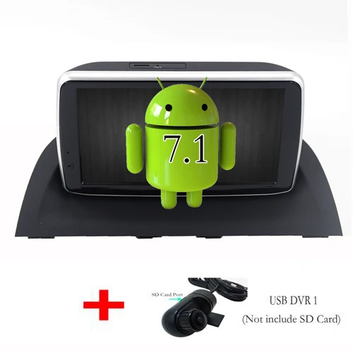 MAX для MAZDA 3 Axela Автомагнитола Android 8,1 Автомагнитола RDS 4G WiFi Bluetooth Вызов/Музыка SWC gps карта - Цвет: With USB DVR 1