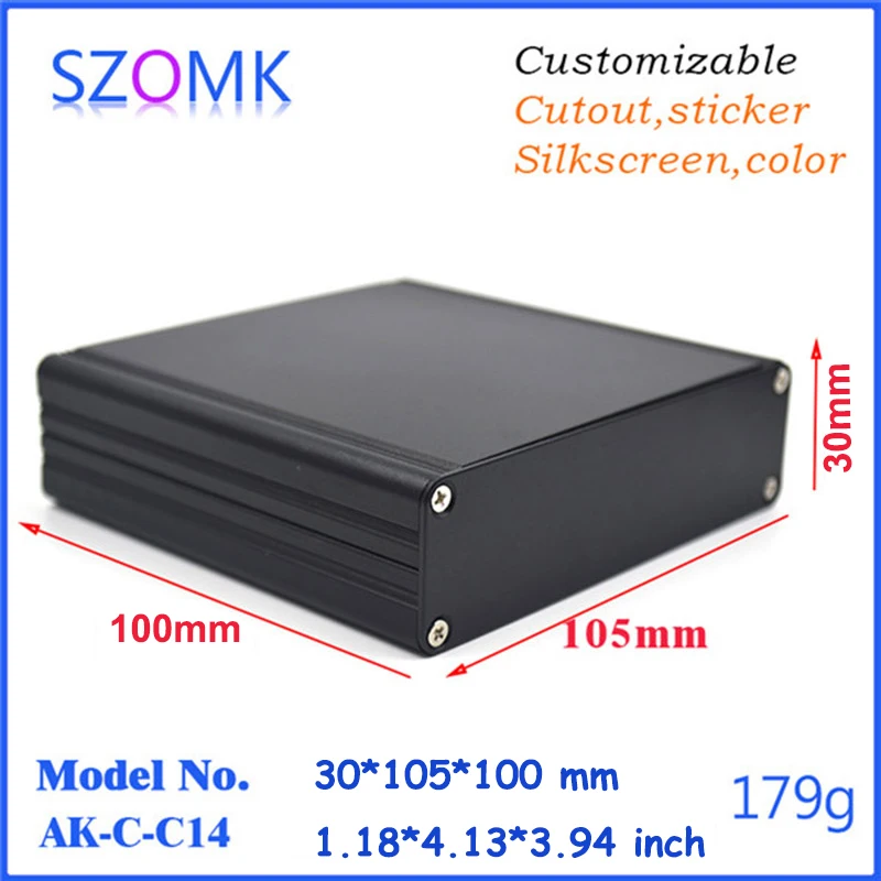 1 шт. 30*105*100 мм горячая Распродажа алюминиевый корпус распределительная коробка diy