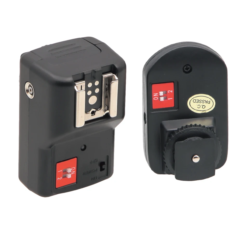 WS PT-04GY 4 Каналы Беспроводной пульт дистанционного управления Speedlite Flash Universal вспышки триггера передатчик и приемники для цифровой зеркальной камеры Canon Nikon Pentax Olympus