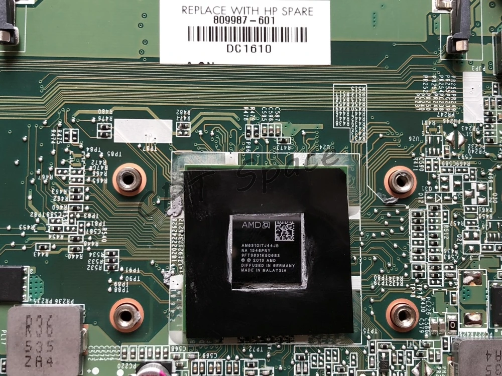 17-P материнская плата для ноутбука hp Pavilion 17-P материнская плата cpu A6-6310 DAY22AMB6E0 809987-601 протестирована в целости и сохранности