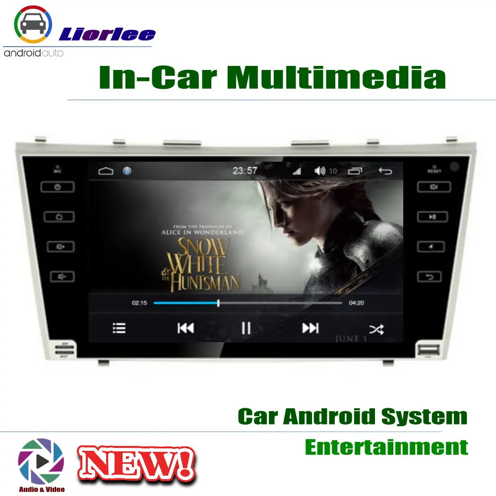 Автомобиль проигрыватель Android " ips ЖК дисплей экран для Toyota Camry(XV40) 2006~ 2011 Автомобильный gps навигации радио AMP BT SD USB AUX wi fi