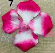 200 шт. шелк Лепестки роз Petalas De Rosa искусственный цветок свадьбы пользу и свадебный подарок Интимные аксессуары свадьбу Декор Свадьба свадебные украшения декор аксессуары оформление - Цвет: 7